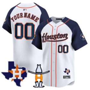 Houston Astros Houston Rodeo Patch Vapor Premier Limited Custom Jersey - All Stitched