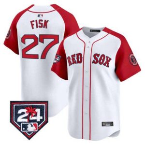 Men's Boston Red Sox 2024 Spring Training Patch Vapor Premier Limited Jersey - All Stitched