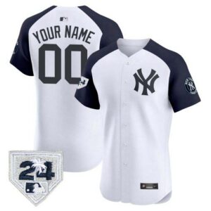 New York Yankees 2024 Spring Training Patch Vapor Premier Elite Custom Jersey V2 - All Stitched