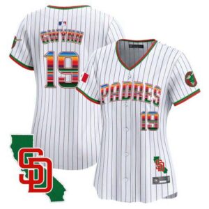 Women's Padres Mexico California Patch Vapor Premier Limited Jersey – All Stitched