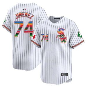 Men's Chicago White Sox Mexico Vapor Premier Limited stripe eloy-jimenez Jersey V2