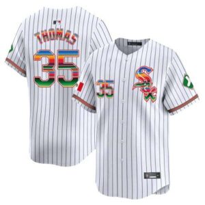 Men's Chicago White Sox Mexico Vapor Premier Limited stripe frank-thomas Jersey V2