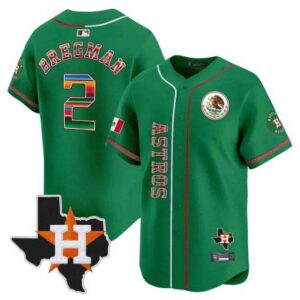 Men's Houston Astros Mexico Vapor Premier Limited Jersey V4 - All Stitched