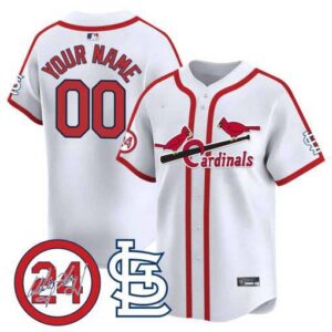 St. Louis Cardinals Memorial Vapor Premier Limited Custom Jersey - All Stitched