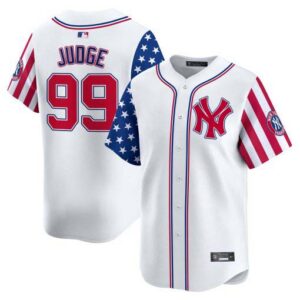 New York Yankees White 2024 Independence Day Vapor Premier Limited Jersey - All Stitched