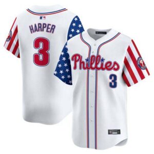 Philadelphia Phillies 2024 Independence Day Vapor Premier Limited Jersey - All Stitched