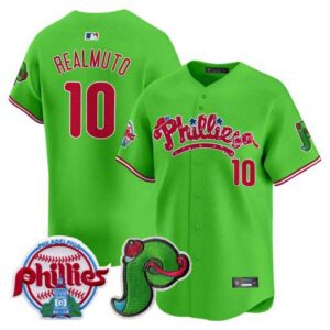 Men's Phillies Phanatic Patch Vapor Premier Limited Jersey V4 - All Stitched