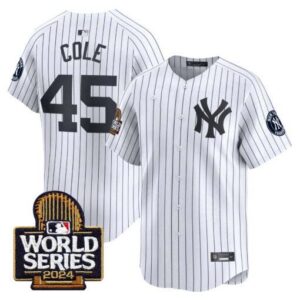Men's Yankees 2024 World Series Vapor Premier Limited Jersey - All Stitched