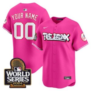 Yankees The Bronx 2024 World Series Vapor Premier Limited Custom Jersey - All Stitched