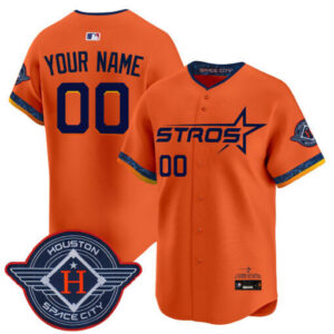 Houston Astros 2025 City Connect Vapor Premier Limited Custom Jersey - All Stitched