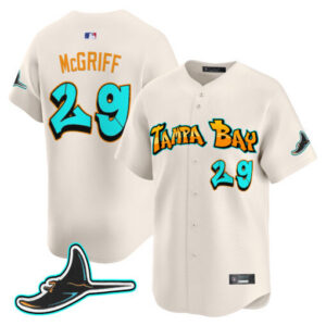 Men's Tampa Bay Rays 'Graffiti Gulfside Edition' Vapor Premier Limited Jersey - All Stitched