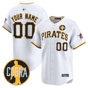 Pittsburgh Pirates 'Dave Parker Cobra Patch' Vapor Premier Limited Custom Jersey - All Stitched