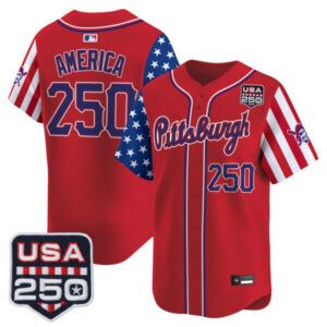 Men’s Pittsburgh Pirates “America250 Edition” Vapor Premier Limited Jersey – All Stitched