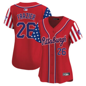 Women’s Pittsburgh Pirates 2025 Independence Day Vapor Premier Limited Jersey – All Stitched
