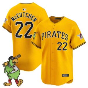 Men’s Pittsburgh Pirates Pirate Parrot Patch Vapor Premier Limited Jersey – All Stitched