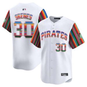 Paul Skenes Pittsburgh Pirates Mexico White Premier Limited Jersey – All Stitched