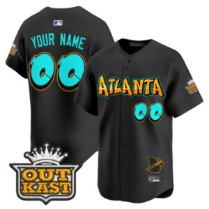 Atlanta Braves ‘Graffiti A-Town Edition’ Vapor Premier Limited Custom Jersey – All Stitched