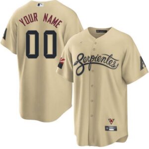 Arizona Diamondbacks City Connect Serpientes Custom Jersey – All Stitched