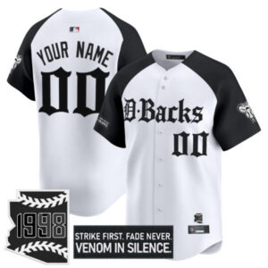 Arizona Diamondbacks ‘Gothic Desert Fang Edition’ Vapor Premier Limited Custom Jersey V2 – All Stitched