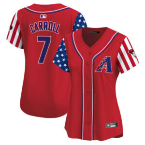 Women’s Arizona Diamondbacks 2025 Independence Day Vapor Premier Limited Jersey – All Stitched