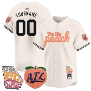The Big Peach Vapor Premier Limited Jersey – All Stitched