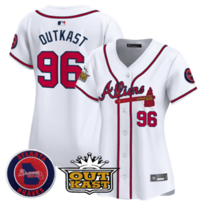 OutKast Atlanta Braves Atliens White Vapor Premier Limited Jersey – All Stitched