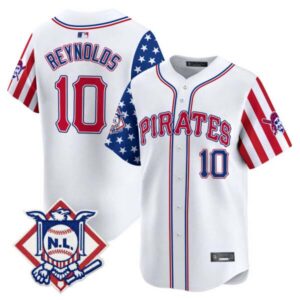 Men’s Pittsburgh Pirates 2024 Fourth of July Vapor Premier Limited Jersey – All Stitched