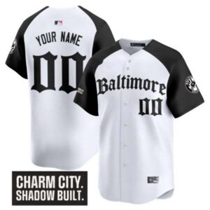 Baltimore Orioles ‘Gothic Harbor Edition’ Vapor Premier Limited Custom Jersey – All Stitched