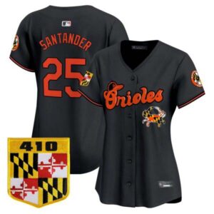Women’s Baltimore Orioles 410 & Chesapeake Crab Patch Vapor Premier Limited Jersey – All Stitched