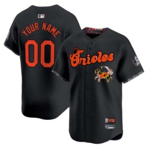Baltimore Orioles Maryland Blue Crab Vapor Premier Limited Custom Jersey – All Stitched