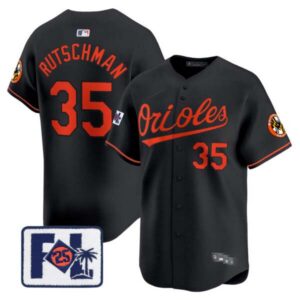 Men’s Baltimore Orioles 2025 Spring Training Patch Vapor Premier Limited Jersey – All Stitched