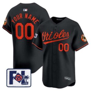Baltimore Orioles 2025 Spring Training Patch Vapor Premier Limited Custom Jersey – All Stitched