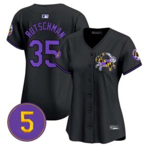 Women’s Baltimore Orioles Purple Vapor Premier Limited Jersey – All Stitched
