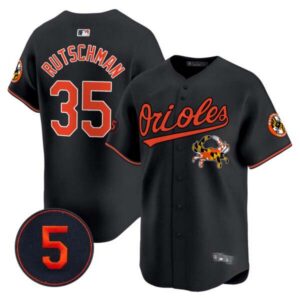 Men’s Baltimore Orioles Robinson Patch Vapor Premier Limited Jersey V9 – All Stitched