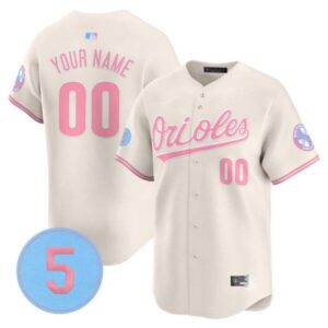 Orioles Bubblegum Pink Robinson Patch Vapor Premier Limited Custom Jersey – All Stitched