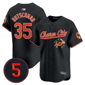 Men’s Baltimore Orioles Robinson Patch Vapor Premier Limited Jersey V8 – All Stitched