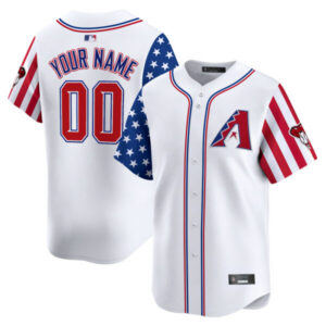 Arizona Diamondbacks 2025 Independence Day Vapor Premier Limited Custom Jersey – All Stitched