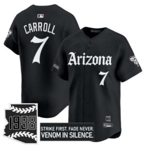Men’s Arizona Diamondbacks ‘Gothic Desert Fang Edition’ Vapor Premier Limited Jersey – All Stitched