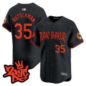 Men’s Baltimore Orioles Tupac Shakur Vapor Premier Limited Jersey – All Stitched