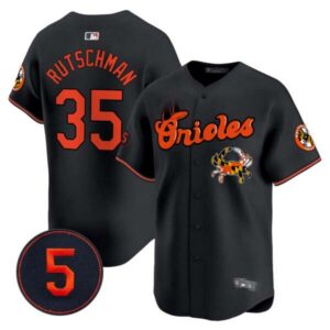 Men’s Baltimore Orioles Robinson Patch Vapor Premier Limited Jersey V6 – All Stitched