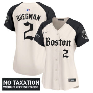 Women’s Boston Red Sox ‘Retro Newspaper Edition’ Vapor Premier Limited Jersey – All Stitched