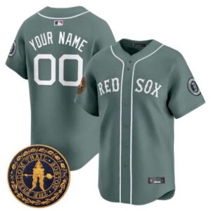 Boston Red Sox Freedom Trail Patch Vapor Premier Limited Custom Jersey – All Stitched