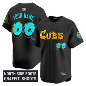 Chicago Cubs ‘Graffiti North Side Edition’ Vapor Premier Limited Custom Jersey – All Stitched