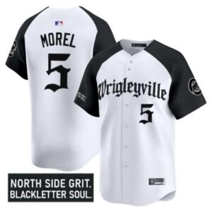 Men’s Chicago Cubs ‘Gothic North Side Edition’ Vapor Premier Limited Jersey V2 – All Stitched