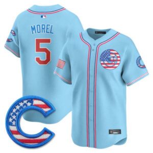 Men’s Chicago Cubs 2025 Fourth of July Vapor Premier Limited Jersey – All Stitched