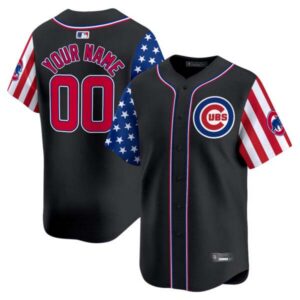 Chicago Cubs 2025 Independence Day Vapor Premier Limited Custom Jersey – All Stitched
