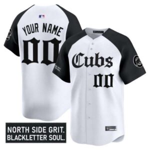 Chicago Cubs ‘Gothic North Side Edition’ Vapor Premier Limited Custom Jersey – All Stitched