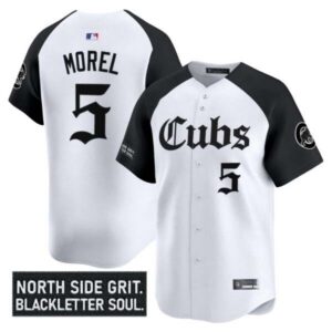 Men’s Chicago Cubs ‘Gothic North Side Edition’ Vapor Premier Limited Jersey – All Stitched