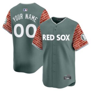 Boston Red Sox 2025 Fenway Red Brick Style Vapor Premier Limited Custom Jersey – Stitched