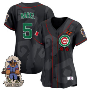 Women’s 2025 Chicago Cubs Mexican Heritage Vapor Premier Limited Jersey – Stitched